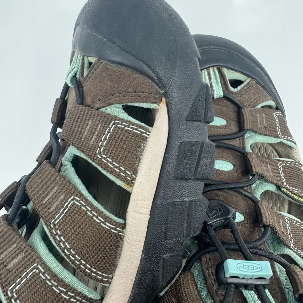 KEEN Women's Newport H2 closed toe hiking sandals in brown womens 10